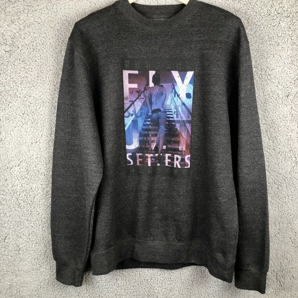 Men's Gray Crewneck Sweater - Picture 1 of 6